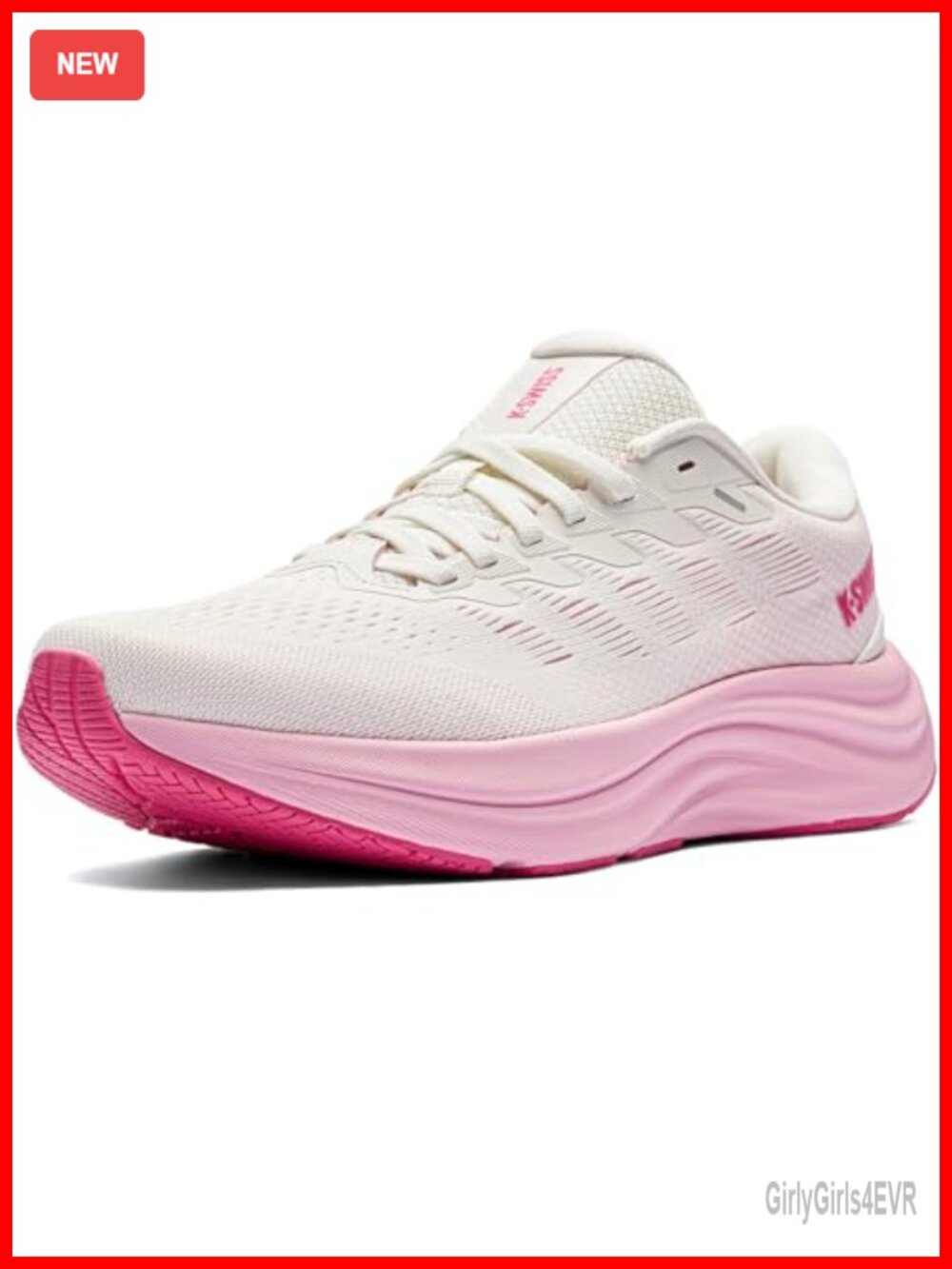 K-Swiss Shadx Running Walking Sneaker Lace Up Cushioned Athletic Shoe